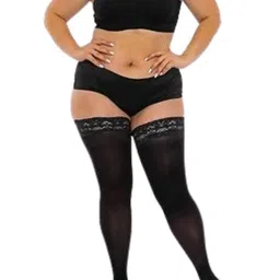 NESKA MODA Women Black Stockings-image-35