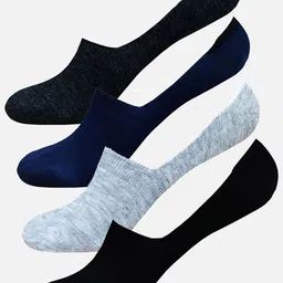 StyFun Pack Of 4 Anti-Slip Cotton Shoe Liners Socks-picture-18