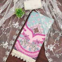 Maroosh Floral Embroidered Silk Chiffon Unstitched Dress Material-image-83