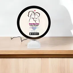 Anikmart White & Black 1 Pieces Plastic Table Photo Frames-image-63