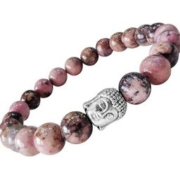 VIBESLE Mullticoloured Crystals Elasticated Bracelet-2