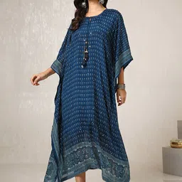 Soch Women Embellished Cotton Kaftan Ethnic Dresses-image-49