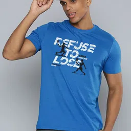 HRX by Hrithik Roshan Men Typography Printed Round Neck Slim Fit Pickleball Sports T-Shirt-image-83
