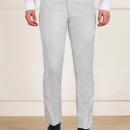 MANCREW Men Cotton Tailored Formal Trousers-image-35