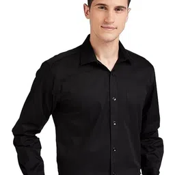 ISUEL FAB Men Black Cotton Solid Casual Shirts-picture-29