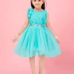 BAESD Girls Sequined Georgette Gown Dress-picture-47