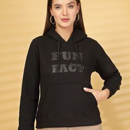 Juelle Women Typography Printed Hooded Pullover-image-48