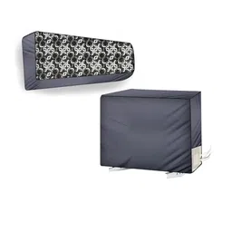 The Furnishing Tree Split AC Cover Set of Indoor and Outdoor Unit Used for 1.5 Ton LG PS-Q18ZNVE Tr-5