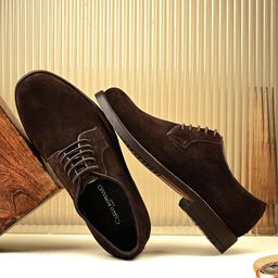 CARLO ROMANO Men Genuine Leather Formal Derbys-picture-10