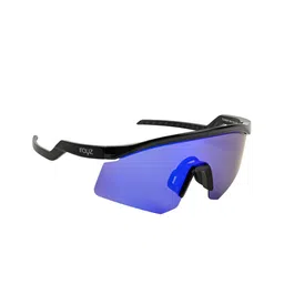 Irayz Men Mirrored Lens & Black Sports Sunglasses with-36