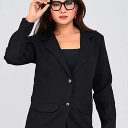 BlueWears Self-Design Tailored-Fit Formal Blazer-image-64