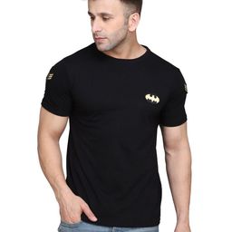 Blisstone Round Neck Applique Slim Fit Cotton Casual T-shirt-image-74