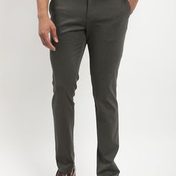 Indian Terrain Men Urban Slim Fit Regular Trousers-image-32