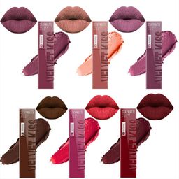 krayons Set Of 6 Velvet Kiss Liquid Lipstick - 3.5 ml Each - Shade 04-05-06-07-08-09-4