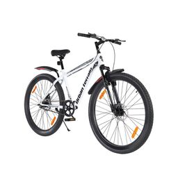 URBAN TERRAIN Galaxy Pro Steel 27.5T Single Speed Mountain Cycle, White-image-30