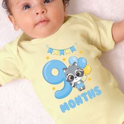 YK Infants Nine Month Printed Cotton Bodysuit-picture-26
