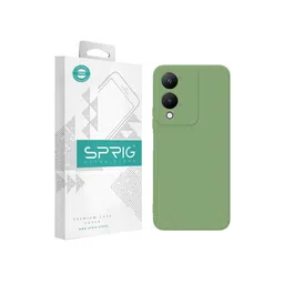 SPRIG Solid Printed Vivo Y17S Back Case Mobile Accessories-45
