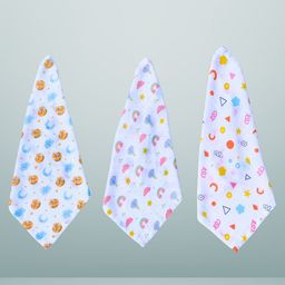 BAESD Pack Of 3 Printed Baby Wash Cloths-image-78