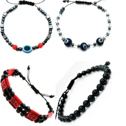 Dynamic Retail Global Set of 4 Unisex Bracelets-image-12