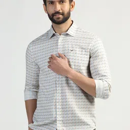 Blackberrys Men Slim Fit Floral Opaque Printed Casual Shirt-image-51