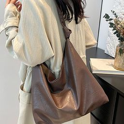LULU & SKY Textured PU Bucket Handheld Bag with Applique image 3