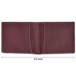 TEMIER Men Canvas Two Fold Wallet image 3