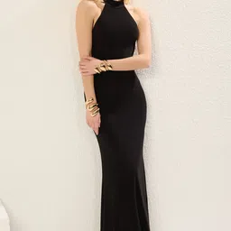 Trendyol Off-Shoulder A-Line Maxi Dress-image-17