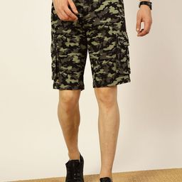 Thomas Scott Men Camouflage Printed Outdoor Cargo Shorts-picture-2