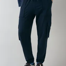 Bewakoof AIR 1.0 Men Solid Relaxed Fit Track Pants-image-50