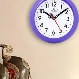 Horo Violet & White Traditional Wall Clock-image-45