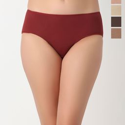 Juliet Pack Of 5 Mid-Rise Stretchable Full Coverage Hipster Briefs 7160-S-picture-26