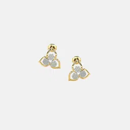 VALANOVA 18K Yellow Gold 0.32 Ct Lab Grown Diamond Earring-picture-30
