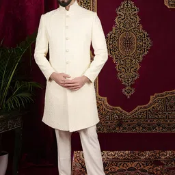 sven suits Embroidered Sherwani Set-picture-12
