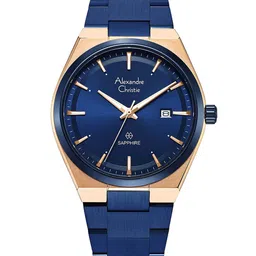 Alexandre Christie Men Dial & Stainless Steel Bracelet Style Straps Analogue Watch 8697MDBURBU-image-20