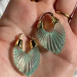 Just Lil Things Contemporary Hoop Earrings-55