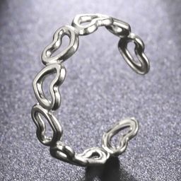 MYKI Silver-Plated Finger Ring-image-91