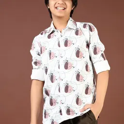 V-Mart Boys Opaque Printed Casual Shirt-58