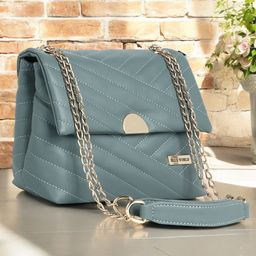 BLUE WORLD PU Sling Bag with Quilted-image-80