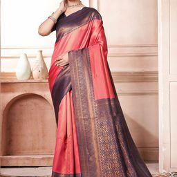 Mitera Woven Design Zari Kanjeevaram Saree-image-78