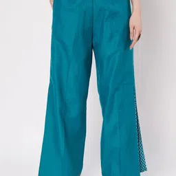 9rasa Women Relaxed Loose Fit High-Rise Trousers-image-47