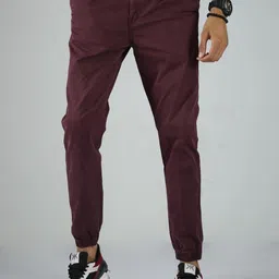 NEVER NEUD Men Relaxed Low-Rise Joggers Trousers-image-40