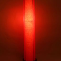 Devansh Orange & Brown Cylinder FloorLamps-39