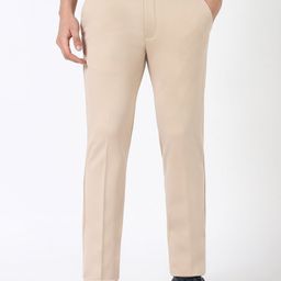 Peter England Men Super Slim Fit Formal Trousers-image-76