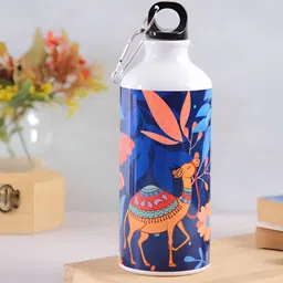 PENTADECO Blue & Red Single Aluminium Printed Single Wall Vacuum Water Bottle-image-44