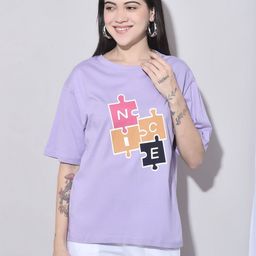 FFU Graphic Round Neck Regular Fit Drop Shoulder Sleeves Printed T-shirt-image-13