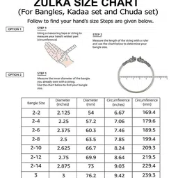 ZULKA Set of 48 Metal with Glitter Polka Dots & Cutting Design Stylish Bangles image 3