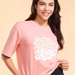 Enamor Graphic Printed Pure Cotton Lounge Tshirts-image-82