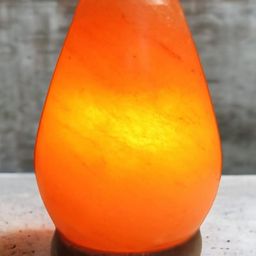 Pot Shape Himalayan Rock Salt Lamp for Positive Energy, Table Lamp-27