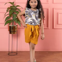 BEBE UNICORN Girls Printed Top with Shorts-image-60