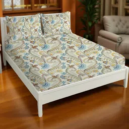 IVAZA Maroon Queen Bedsheets-image-27
